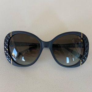 Black and gold Moschino Sunglasses
